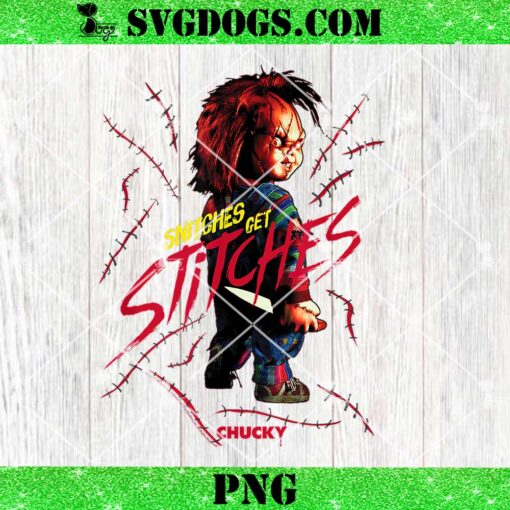 Chucky Snitches PNG, Get Stitches PNG