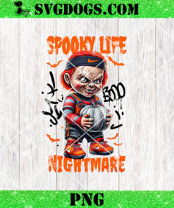 Chucky Spooky Life Nightmare PNG, Chucky Sport PNG, Horror Pumpkin PNG