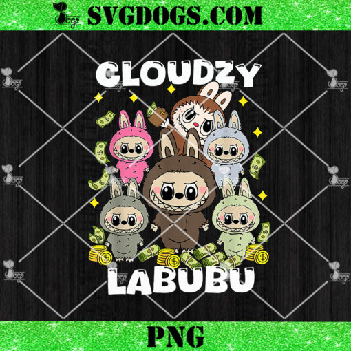 Cloudzy Labubu PNG, Labubu Halloween PNG