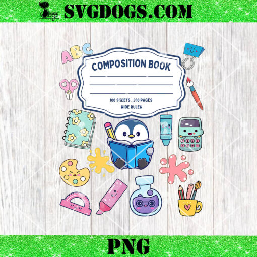 Composition Notebook Costume Matching Group Halloween PNG, Notebook Halloween PNG