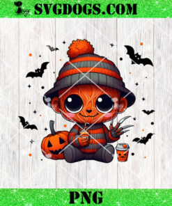 Cute Baby Freddy Krueger PNG, Chibi Freddy Krueger Halloween PNG