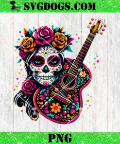 De Los Muertos La Catrina Day of the Dead Sugar Skull PNG, Mexican Musical PNG