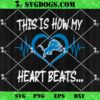 Green Bay Packers This Is How My Heart Beart SVG, NFL Nurse SVG PNG