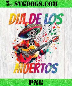 Dia De Los Muertos PNG, Skeleton Play Guitar Day Of The Dead PNG