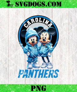 Disney Mickey Mouse Carolina Panthers PNG, Panthers NFL Football PNG