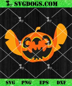 Disney Stitch Pumpkins Halloween SVG, Stitch Pumpkin SVG PNG