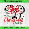 Minnie My 1st Christmas SVG, Disney Head Snowflake Disney Christmas SVG PNG