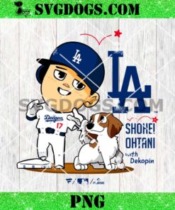 Dodgers Shohei Otani Headbump PNG, Los Angeles Dodgers Shohei Otani And Dog PNG