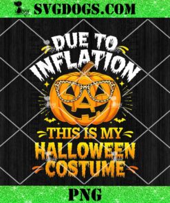 Due To Inflation This Is My Halloween Custome Pumpkin PNG