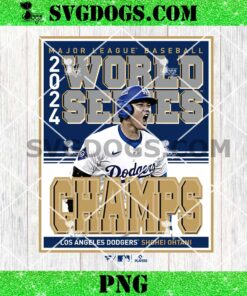 Fanatics Dodgers Shohei Ohtani 2024 World Series Championship PNG, Major League Baseball PNG