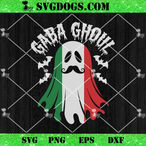 Gaba Ghoul Ghost SVG, Funny Italian Easy Halloween Costume SVG PNG