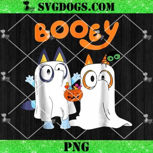 Ghost Booey Halloween PNG, Spooky Season PNG, Boo Ghost Bluey PNG