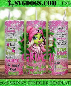 Grinch Ew People 20oz Tumbler Wrap PNG, Grinch Christmas Zipper PNG