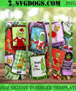 Grinch Ew People 20oz Tumbler Wrap PNG, Grinch Christmas Zipper PNG