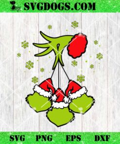 Pink Grinch Hand Holding Grinch Face SVG Bundle, Grinch Hand 1-6 SVG, Grinch Christmas SVG PNG