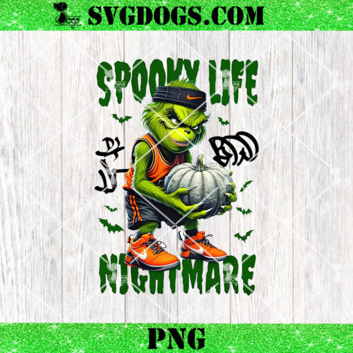 Grinch Spooky Life NightMare PNG, Grinchmas PNG, Grinch Pumpkin PNG