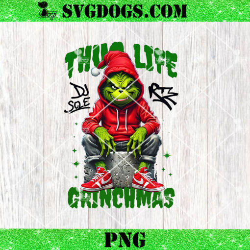 Grinch Thug Life PNG, Thug Life Grinch Christmas PNG