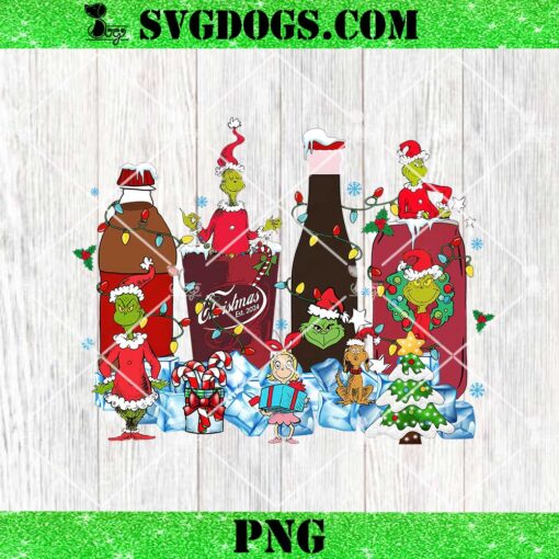 Grinchmas Coffee Drink PNG, Grinchmas Drink Vibes PNG, Grinch Drink Christmas PNG