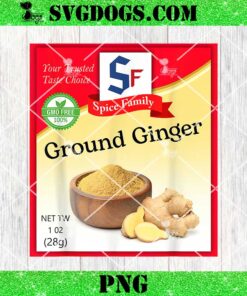 Ground Ginger Condiment Costume PNG, Spice Family PNG