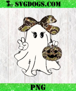 Halloween Camouflage Camo Ghost Hello Hunting Season PNG, Bow Ghost PNG