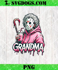 Halloween Jason Voorhees Grandma PNG, Horror Grandma PNG