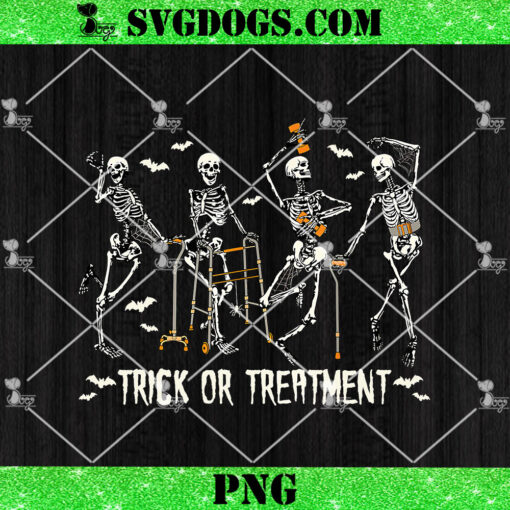 Halloween Trick Or Treatment PNG, Halloween Physical Therapist PNG, Nurse Skeleton PNG