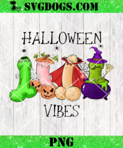 Halloween Vibes Funny Penis Ball Character PNG, Halloween Witches PNG, Penis Halloween PNG