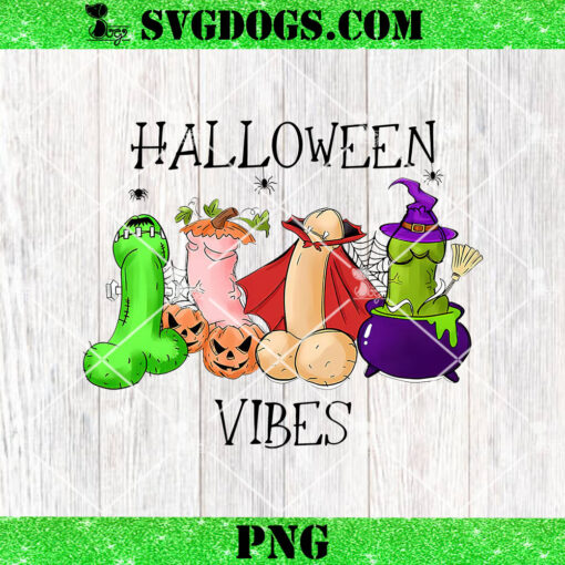 Halloween Vibes Funny Penis Ball Character PNG, Halloween Witches PNG, Penis Halloween PNG