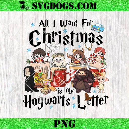 Harry Potter Christmas Coffee PNG, Magic School Christmas PNG, Walking On Abbey Road PNG