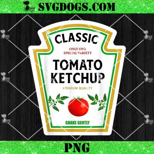 Heinz Tomato Ketchup PNG, Ketchup Halloween 2024 Costume Matching Mustard Condiments PNG