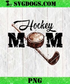 Hockey Mom SVG PNG, Leopard Mom SVG, Team Mom SVG DXF EPS PNG