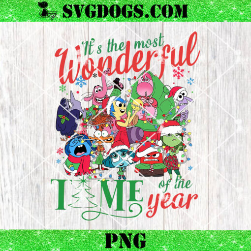 Inside Out Christmas PNG, The Most Wonderful Time Of The Year PNG, Ho Ho Ho Inside Out PNG