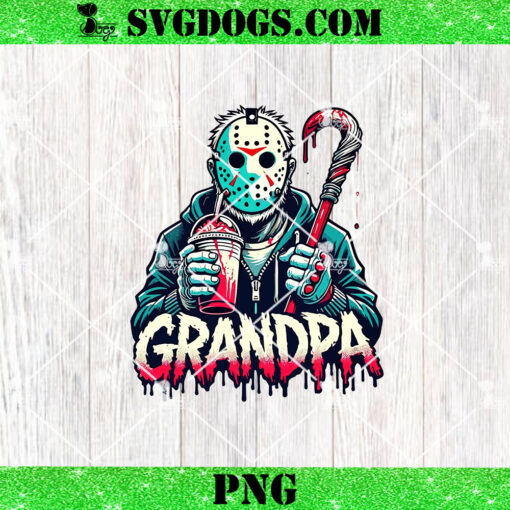 Jason Voorhees Grandpa Movie PNG, Halloween Grandpa Horror PNG