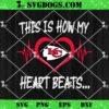 Las Vegas Raiders This Is How My Heart Beart SVG, NFL Nurse SVG PNG