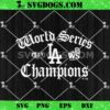 Los Angeles Dodgers World Series 2024 SVG