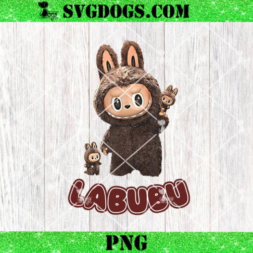 Labubu The Monsters Brown Meme PNG, Labubu Halloween PNG