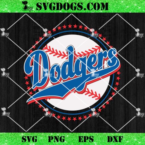 Los Angeles Dodgers Baseball SVG, MLB Dodgers SVG PNG