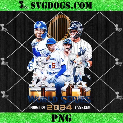 Los Angeles Dodgers X New York Yankees 2024 World Series PNG, MLB Sport PNG