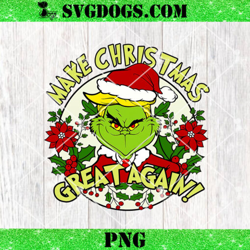 Make Christmas Great Again PNG, Trump Christmas PNG, Trump Merry Christmas 2024 PNG