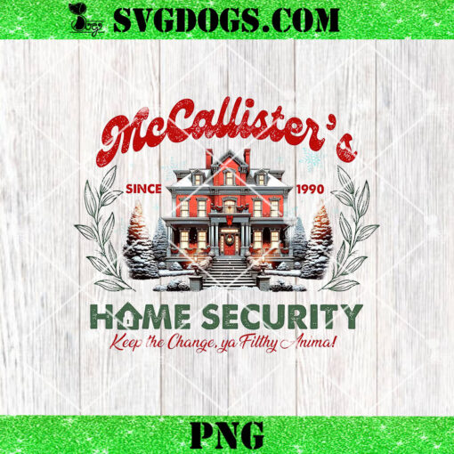 McCallister Home Security PNG, Keep The Change Ya Filthy Animal Home Alone PNG,  Christmas Movie PNG