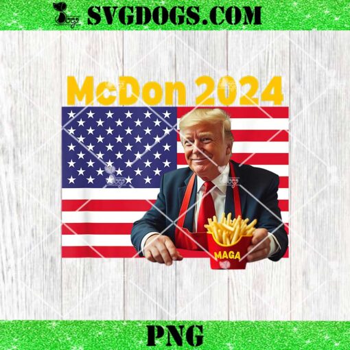 McDon 2024 PNG, Donald Trump French Fry Cooking Fries PNG