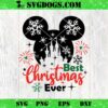 Minnie Best Christmas Ever SVG, Disney Castle Christmas SVG PNG