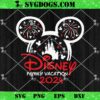 Mickey Merry Christmas 2024 SVG, Disney Snowflake SVG PNG