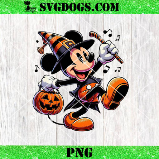 Mickey Mouse Halloween PNG, Disney Mickey Pumpkin PNG