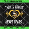 Miami Dolphins This Is How My Heart Beart SVG, NFL Nurse SVG PNG