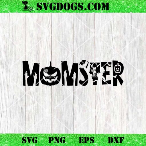 Momster Halloween SVG, Momster Mom SVG PNG