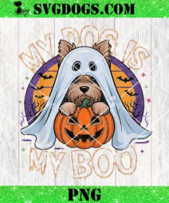 My Dog Is My Boo PNG, Halloween Ghost Dog Costume PNG