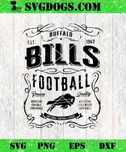 NFL Buffalo Bills Football Logo Est 1960 SVG, Buffalo Bills NFL SVG PNG DXF EPS