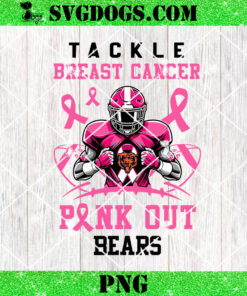 Pink Out Tackle Breast Cancer Chicago Bears PNG, Breast Cancer NFL PNG