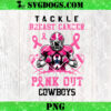 Pink Out Tackle Breast Cancer Denver Broncos PNG, Breast Cancer NFL PNG